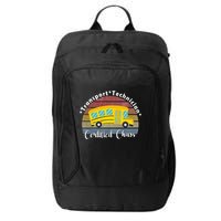 Funny Transport Technician Certified Chaos School Bus City Backpack