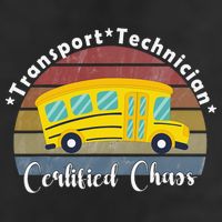 Funny Transport Technician Certified Chaos School Bus 25L Jumbo Tote