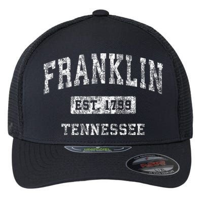 Franklin Tennessee Tn Vintage Established Flexfit Unipanel Trucker Cap