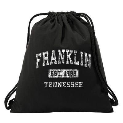 Franklin Tennessee Tn Vintage Established Drawstring Bag