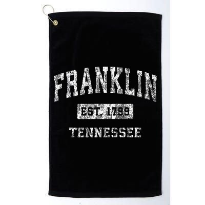 Franklin Tennessee Tn Vintage Established Golf Towel