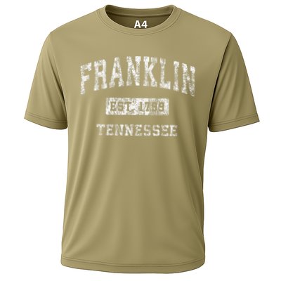 Franklin Tennessee Tn Vintage Established Cooling Performance Crew T-Shirt
