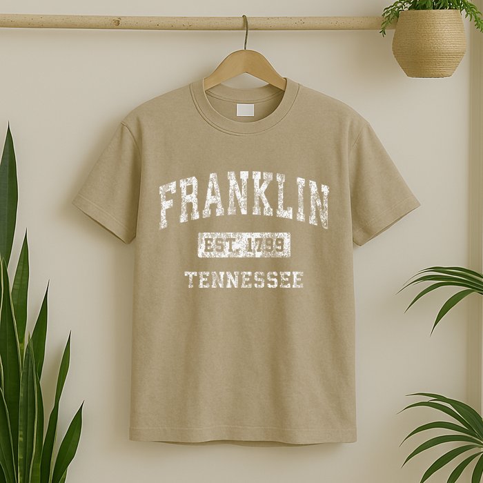 Franklin Tennessee Tn Vintage Established T-Shirt