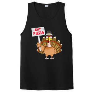 Funny Thanksgiving Turkey Pizza Sign PosiCharge Competitor Tank