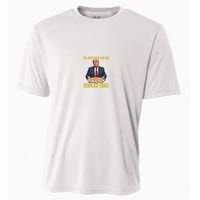 Funny Trump Thanksgiving IM Just Here For The Deviled Eggs Cooling Performance Crew T-Shirt