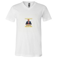 Funny Trump Thanksgiving IM Just Here For The Deviled Eggs V-Neck T-Shirt