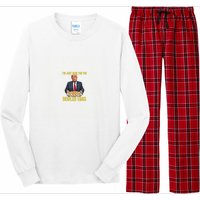 Funny Trump Thanksgiving IM Just Here For The Deviled Eggs Long Sleeve Pajama Set