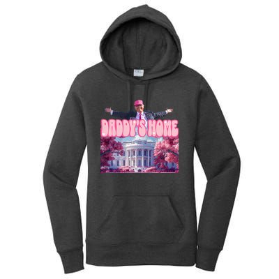 Funny Trump Take America Back DaddyS Home Trump Pink 2024 Women's Pullover Hoodie