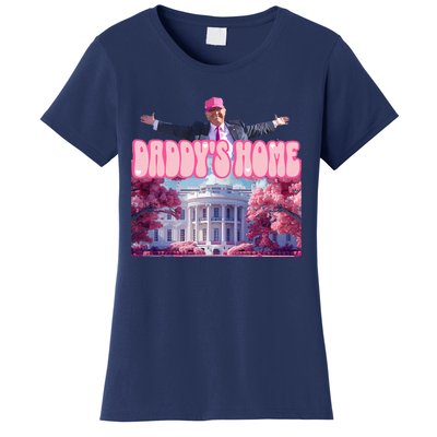 Funny Trump Take America Back DaddyS Home Trump Pink 2024 Women's T-Shirt