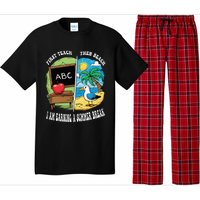 First Teach Then Beach I Am Earning A Summer Break Teacher Pajama Set