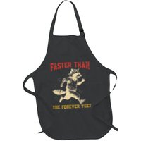 Faster Than The Forever Yeet Funny Full-Length Apron With Pockets