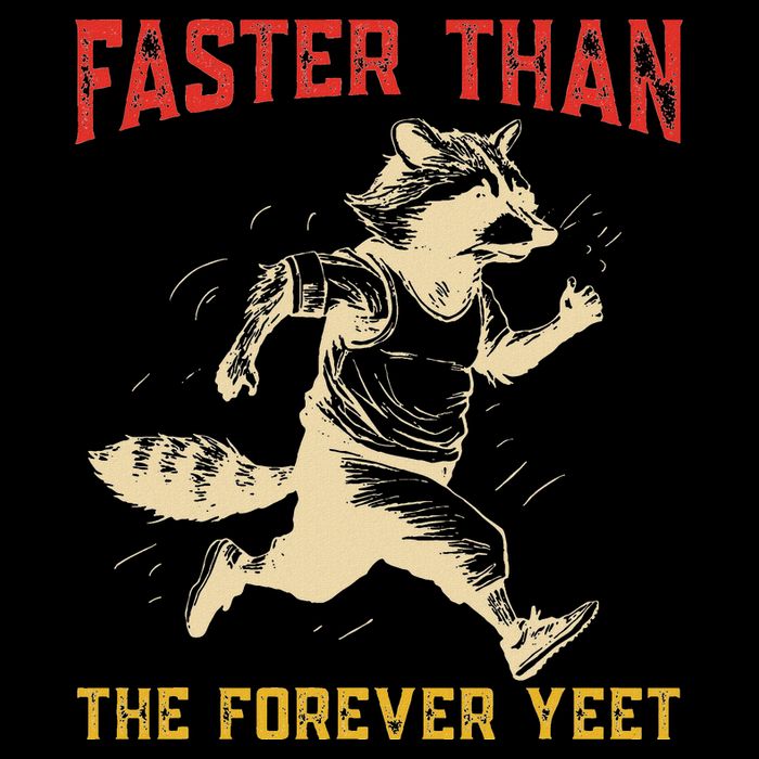 Faster Than The Forever Yeet Funny 7-Panel Snapback Hat