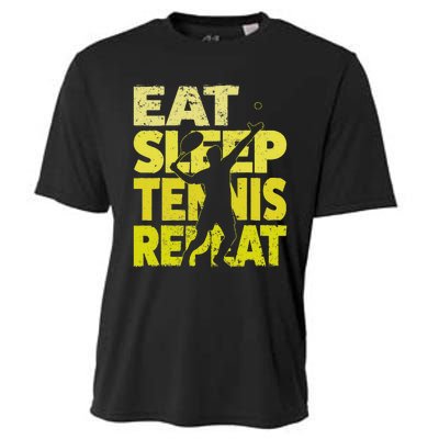 Funny Tennisplayer & Tennis Cooling Performance Crew T-Shirt