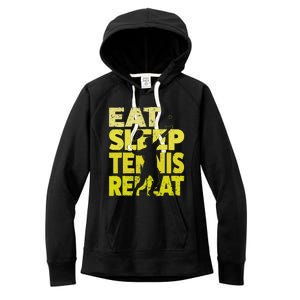 Funny Tennisplayer & Tennis Women's Fleece Hoodie