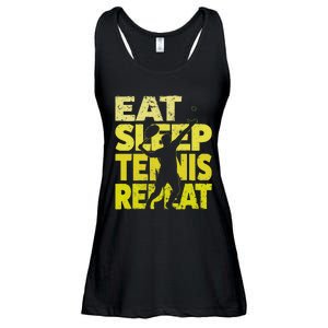 Funny Tennisplayer & Tennis Ladies Essential Flowy Tank