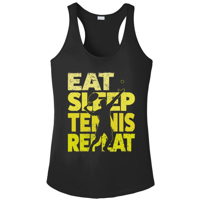 Funny Tennisplayer & Tennis Ladies PosiCharge Competitor Racerback Tank