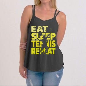 Funny Tennisplayer & Tennis Women's Strappy Tank