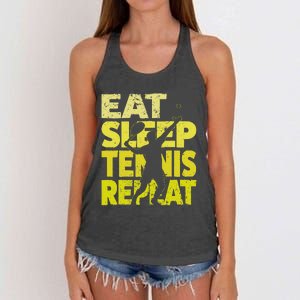 Funny Tennisplayer & Tennis Women's Knotted Racerback Tank