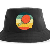 Funny Table Tennis Design For Men Women Ping Pong Players Sustainable Bucket Hat