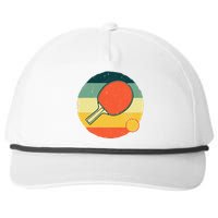 Funny Table Tennis Design For Men Women Ping Pong Players Snapback Five-Panel Rope Hat