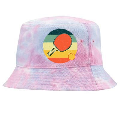 Funny Table Tennis Design For Men Women Ping Pong Players Tie-Dyed Bucket Hat