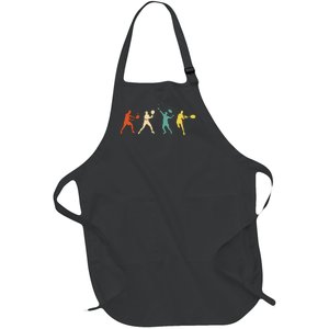 Funny Tennisplayer Tennis Full-Length Apron With Pockets