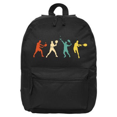 Funny Tennisplayer Tennis 16 in Basic Backpack