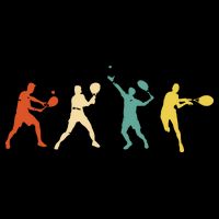Funny Tennisplayer Tennis 16 in Basic Backpack