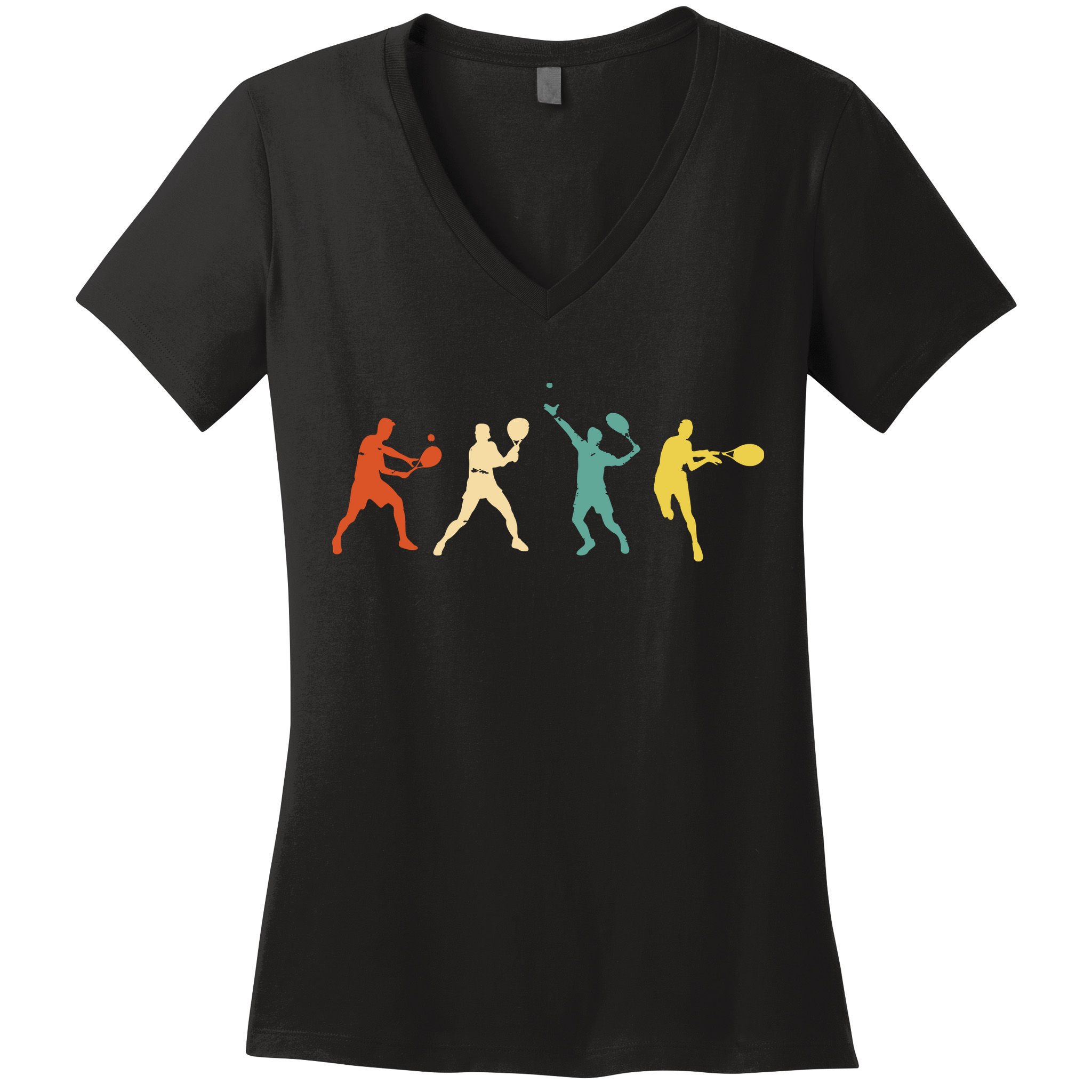 Funny Tennisplayer Tennis Women's V-Neck T-Shirt