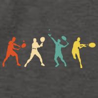 Funny Tennisplayer Tennis Vector Backpack