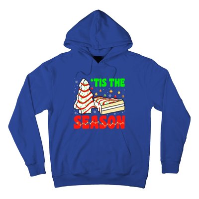 Funny 'Tis The Season Xmas Snack Tree Holiday Christmas Cake Gift Hoodie