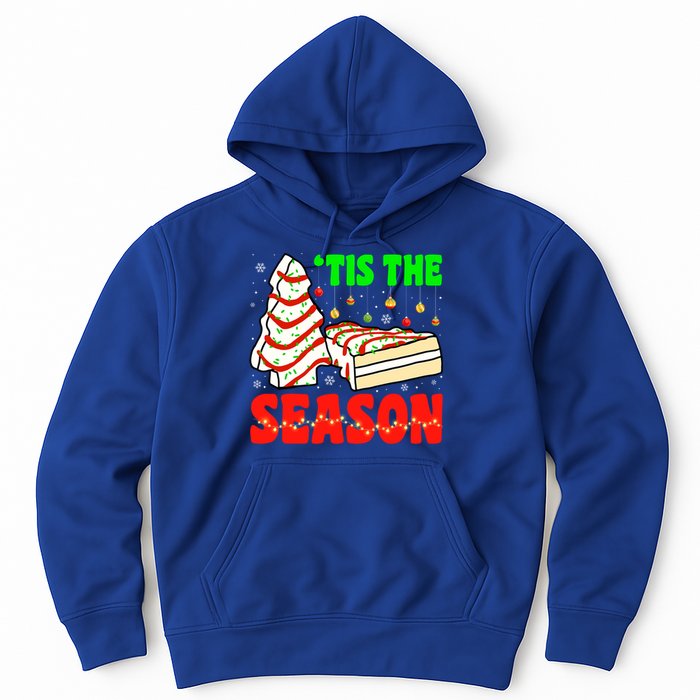 Funny 'Tis The Season Xmas Snack Tree Holiday Christmas Cake Gift Hoodie