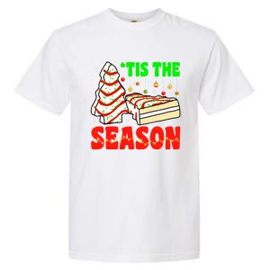 Funny 'Tis The Season Xmas Snack Tree Holiday Christmas Cake Gift Garment-Dyed Heavyweight T-Shirt