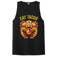 Funny Thanksgiving Turkey Eat Tacos Mexican Thanksgiving Fun PosiCharge Competitor Tank