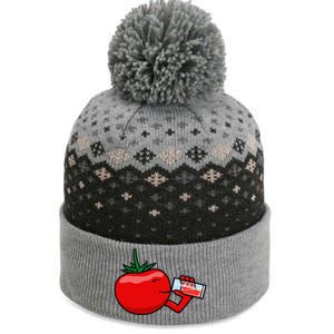 Funny Tomato Tomato Juice Vegetables The Baniff Cuffed Pom Beanie