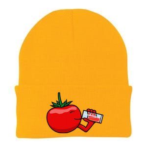 Funny Tomato Tomato Juice Vegetables Knit Cap Winter Beanie