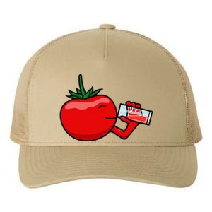 Funny Tomato Tomato Juice Vegetables Yupoong Adult 5-Panel Trucker Hat