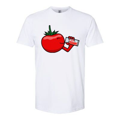 Funny Tomato Tomato Juice Vegetables Softstyle® CVC T-Shirt