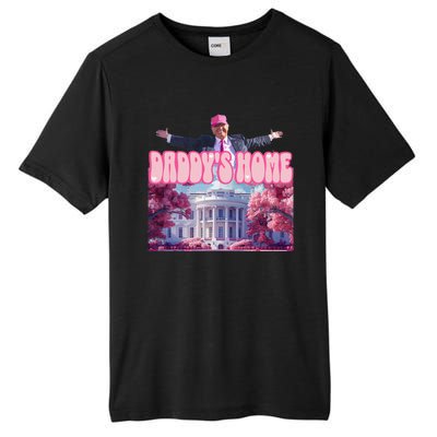 Funny Trump Take America Back DaddyS Home Trump Pink 2024 Tall Fusion ChromaSoft Performance T-Shirt