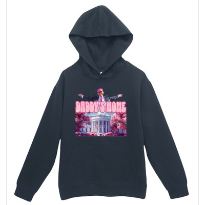 Funny Trump Take America Back DaddyS Home Trump Pink 2024 Urban Pullover Hoodie