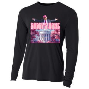 Funny Trump Take America Back Daddys Home Cooling Performance Long Sleeve Crew