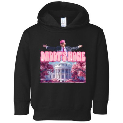 Funny Trump Take America Back Daddys Home Toddler Hoodie