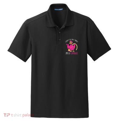Funny Thanksgiving Turkey Pink Flamingo Pun Dry Zone Grid Polo