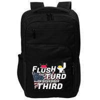 Flush The Turd On November Third Anti Trump Election Vote Impact Tech Backpack