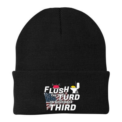 Flush The Turd On November Third Anti Trump Election Vote Beanie