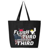 Flush The Turd On November Third Anti Trump Election Vote 25L Jumbo Tote