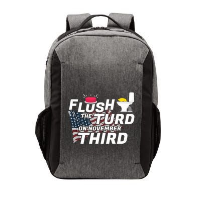 Flush The Turd On November Third Anti Trump Election Vote Vector Backpack