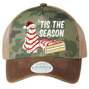 Funny Tis The Season Design Christmas Tree Cakes Debbie  Legacy Tie Dye Trucker Hat