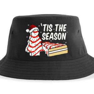 Funny Tis The Season Design Christmas Tree Cakes Debbie  Sustainable Bucket Hat