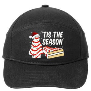 Funny Tis The Season Design Christmas Tree Cakes Debbie  7-Panel Snapback Hat